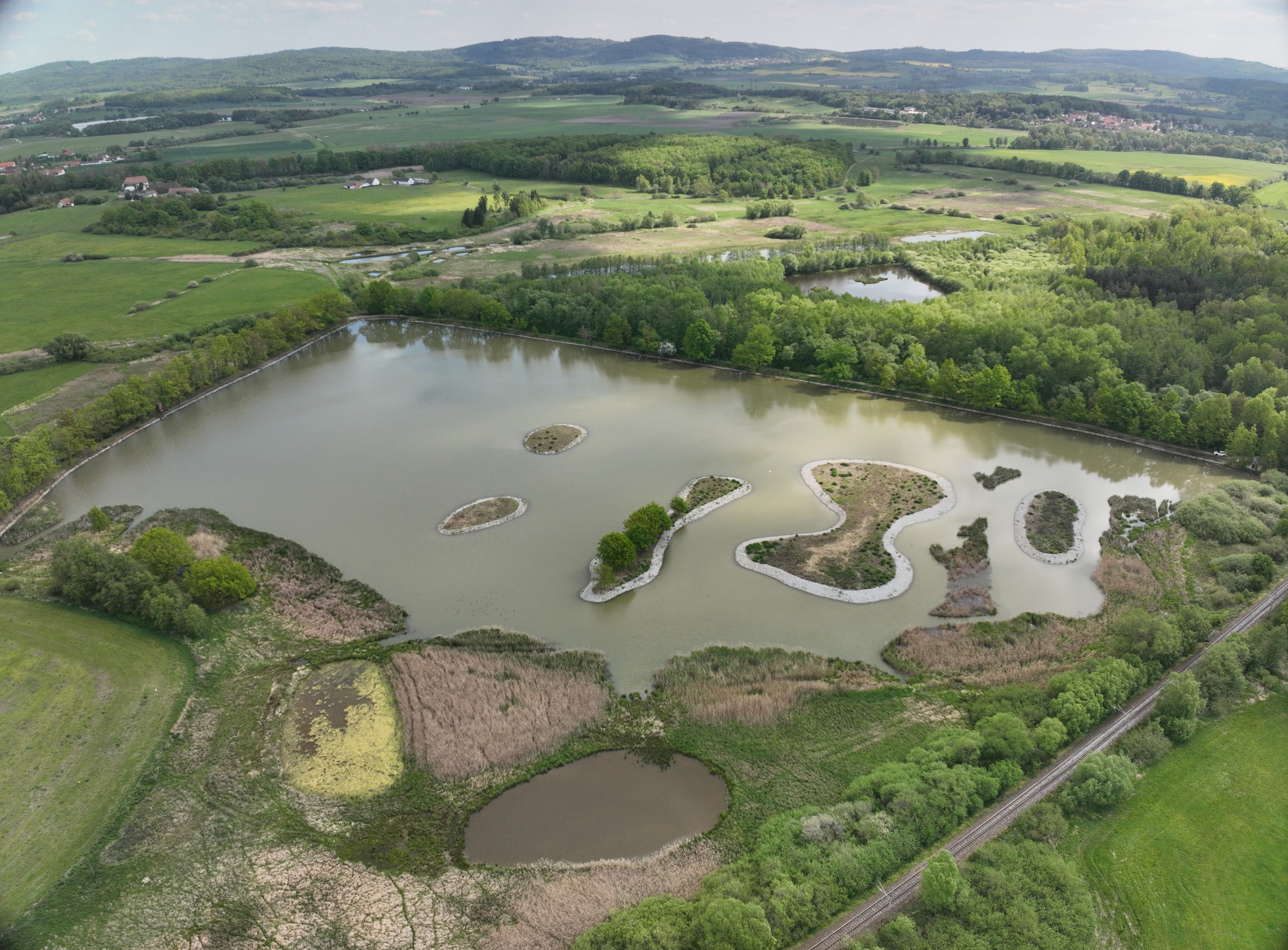 Revitalizace rybníka Skalský u Protivína