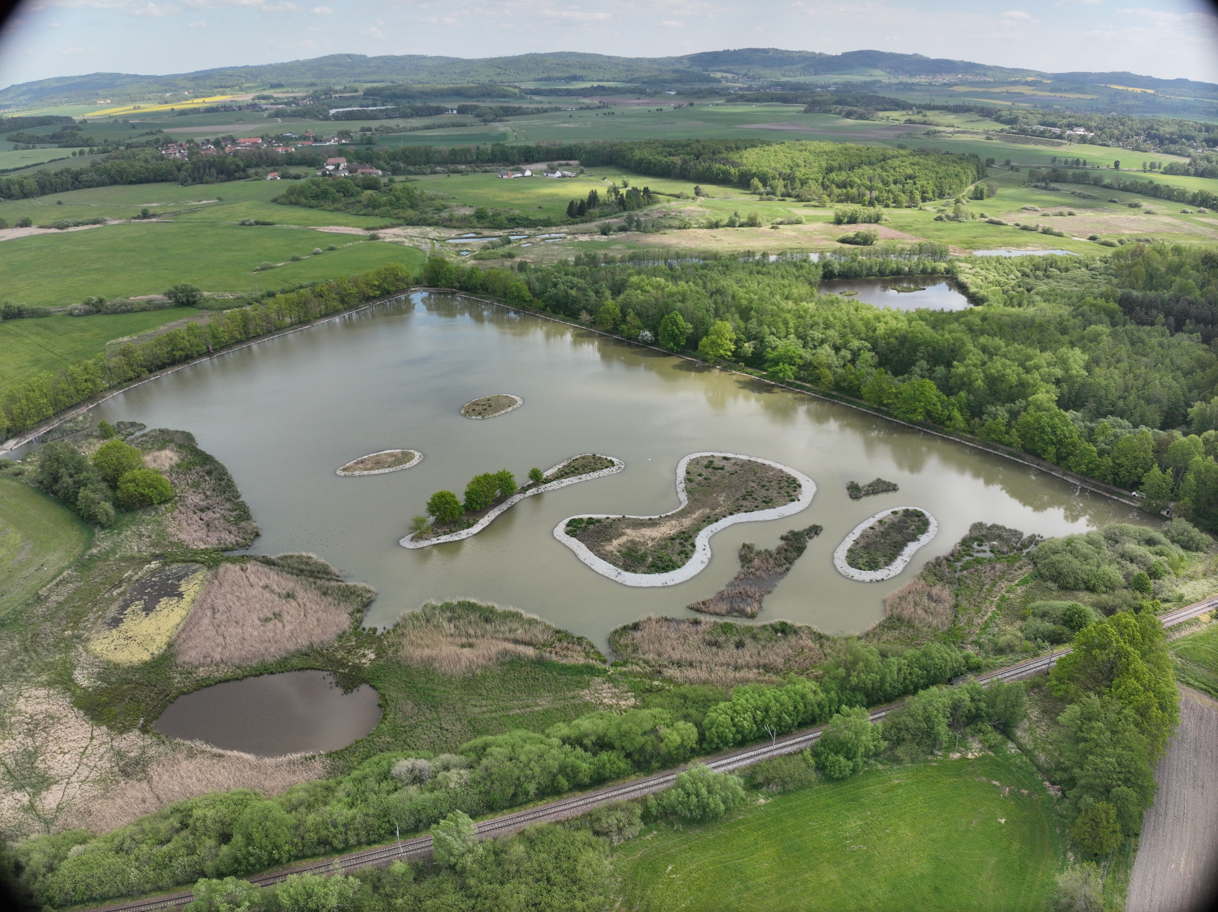 Revitalizace rybníka Skalský u Protivína